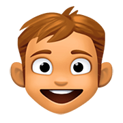 Emoji 👦🏽 Bambino: Carnagione Olivastra su Facebook 4.0.