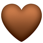 🤎 Emoji Corazón Marrón en Facebook 4.0.