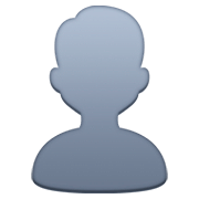 👤 Emoji Silhouette einer Büste Facebook 4.0.