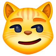 😼 Emoji Rosto De Gato Com Sorriso Irônico na Facebook 4.0.