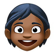 🧒🏿 Emoji Kind: dunkle Hautfarbe Facebook 4.0.