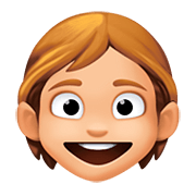 🧒🏼 Emoji Kind: mittelhelle Hautfarbe Facebook 4.0.