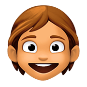 🧒🏽 Emoji Kind: mittlere Hautfarbe Facebook 4.0.