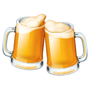 🍻 Emoji Jarras De Cerveza Brindando en Facebook 4.0.