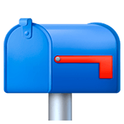 📪 Emoji geschlossener Briefkasten ohne Post Facebook 4.0.
