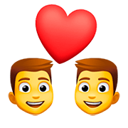 👨‍❤️‍👨 Emoji Pareja Enamorada: Hombre Y Hombre en Facebook 4.0.