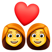 👩‍❤️‍👩 Emoji Pareja Enamorada: Mujer Y Mujer en Facebook 4.0.