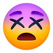 😵 Emoji benommenes Gesicht Facebook 4.0.