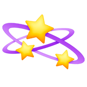 Emoji 💫 Stella Con Scia su Facebook 4.0.