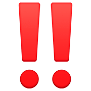 Emoji ‼️ Doppio Punto Esclamativo su Facebook 4.0.