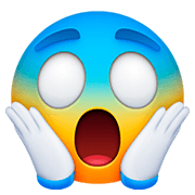 😱 Emoji vor Angst schreiendes Gesicht Facebook 4.0.