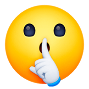 🤫 Emoji Cara Pidiendo Silencio en Facebook 4.0.