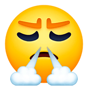 Emoji 😤 Faccina Che Sbuffa su Facebook 4.0.
