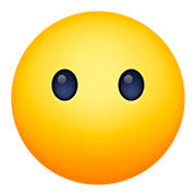Emoji 😶 Faccina Senza Bocca su Facebook 4.0.