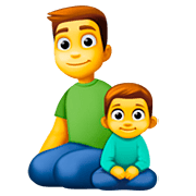👨‍👦 Emoji Familie: Mann, Junge Facebook 4.0.
