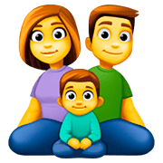 👨‍👩‍👦 Emoji Familia: Hombre, Mujer, Niño en Facebook 4.0.