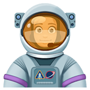 👩🏼‍🚀 Emoji Astronauta Mulher: Pele Morena Clara na Facebook 4.0.
