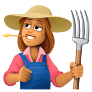 👩🏽‍🌾 Emoji Agricultora: Tono De Piel Medio en Facebook 4.0.