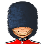 💂🏼‍♀️ Emoji Wachfrau: mittelhelle Hautfarbe Facebook 4.0.