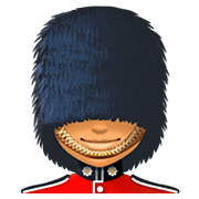 Emoji 💂🏽‍♀️ Guardia Donna: Carnagione Olivastra su Facebook 4.0.