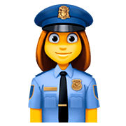 👮‍♀️ Emoji Agente De Policía Mujer en Facebook 4.0.