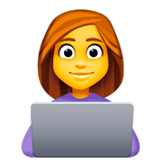 Emoji 👩‍💻 Tecnologa su Facebook 4.0.