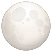 Émoji 🌕 Pleine Lune sur Facebook 4.0.