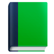 📗 Emoji grünes Buch Facebook 4.0.