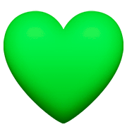 💚 Emoji Corazón Verde en Facebook 4.0.