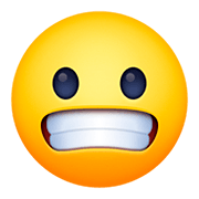 Emoji 😬 Faccina Con Smorfia su Facebook 4.0.