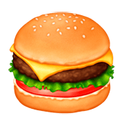 Emoji 🍔 Hamburger su Facebook 4.0.
