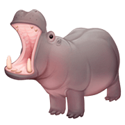 Émoji 🦛 Hippopotame sur Facebook 4.0.