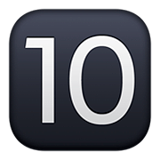 Emoji 🔟 Tasto: 10 su Facebook 4.0.
