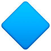 Emoji 🔷 Rombo Blu Grande su Facebook 4.0.