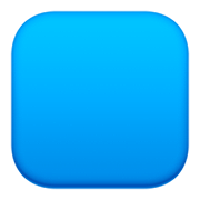 🟦 Emoji Cuadrado Azul en Facebook 4.0.