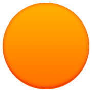 Emoji 🟠 Cerchio Arancione su Facebook 4.0.
