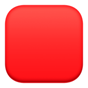 Emoji 🟥 Quadrato Rosso su Facebook 4.0.