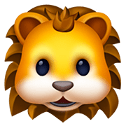 Émoji 🦁 Tête De Lion sur Facebook 4.0.