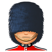 💂🏼‍♂️ Emoji Guardia Hombre: Tono De Piel Claro Medio en Facebook 4.0.