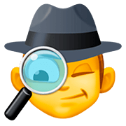 🕵️‍♂️ Emoji Detective Hombre en Facebook 4.0.