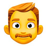 Emoji 👨 Uomo su Facebook 4.0.