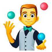 Emoji 🤹‍♂️ Giocoliere Uomo su Facebook 4.0.