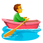 Emoji 🚣‍♂️ Uomo In Barca A Remi su Facebook 4.0.