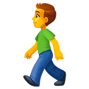 Emoji 🚶‍♂️ Uomo Che Cammina su Facebook 4.0.