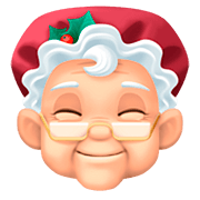 🤶🏻 Emoji Mamá Noel: Tono De Piel Claro en Facebook 4.0.