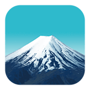 Emoji 🗻 Monte Fuji su Facebook 4.0.