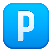 🅿️ Emoji Großbuchstabe P in blauem Quadrat Facebook 4.0.