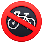 🚳 Emoji Fahrräder verboten Facebook 4.0.
