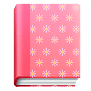 📔 Emoji Cuaderno Con Tapa Decorativa en Facebook 4.0.