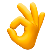 Emoji 👌 Mano Che Fa OK su Facebook 4.0.
